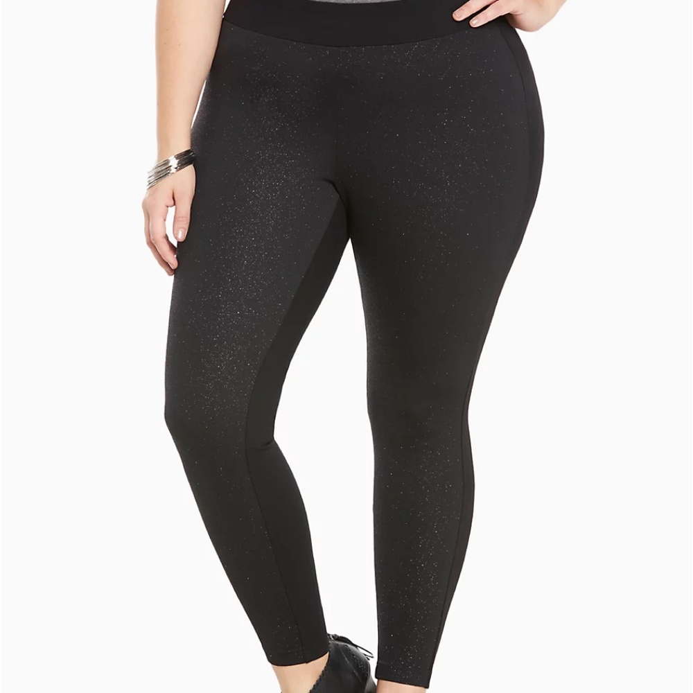 Torrid Lux Ponte Pixie Pants w/ Sparkle Front 2X 18/20